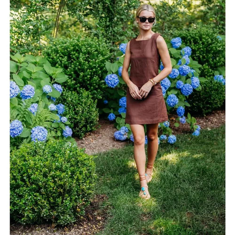 NWT $267 Julia Amory Serena Dress in Coco Size XSmall - Picture 4 of 11